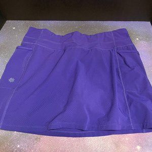 Athleta Dobby Be Free Skort Skirt with Shorts - Purple